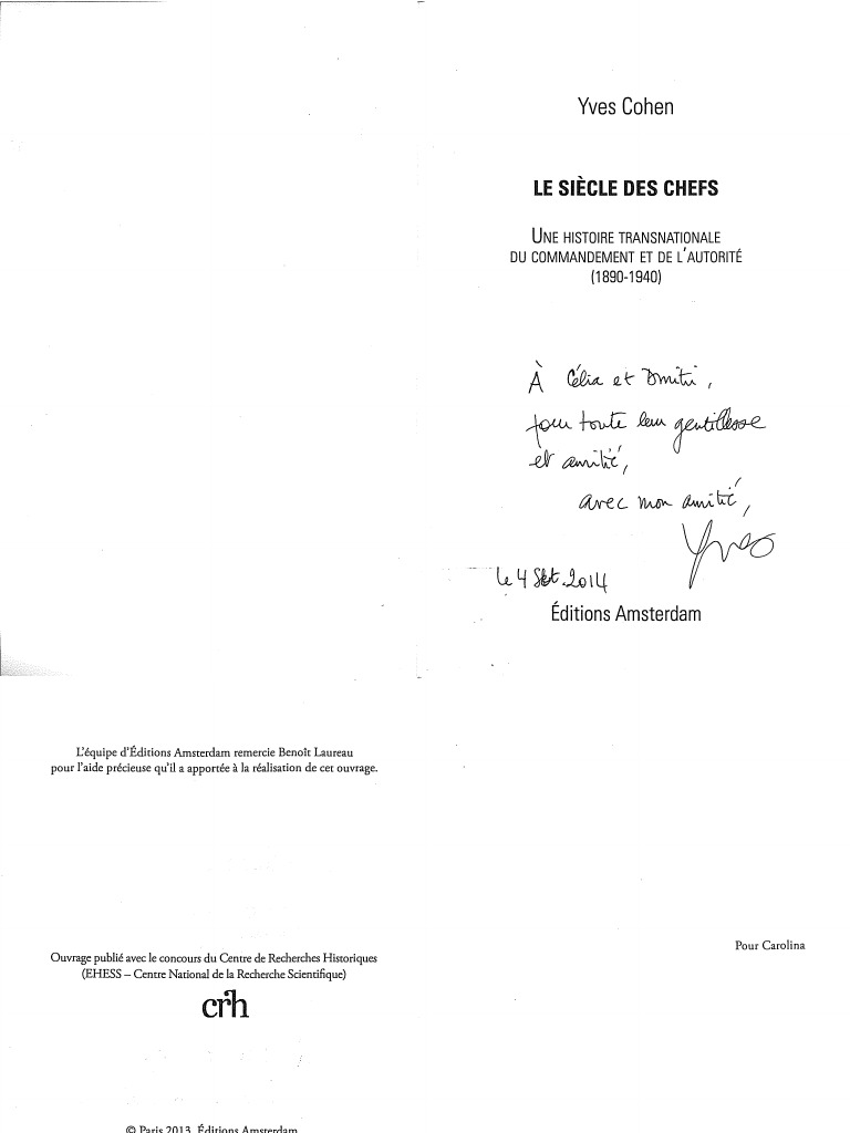 Le Siécle Des Chefs PDF NKVD Michel Foucault Foto
