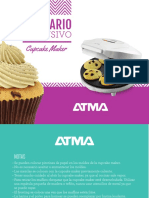 Manual Recetario Cupcake Maker Atma Cm8910e PDF