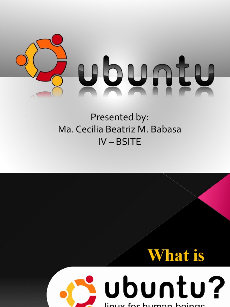 Ubuntu Presentation Overview | PDF | Dialog Box | Computer Science