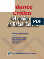 Balance Crítico Del Gobierno de Rafael Correo