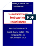 01 - Fundamentos Teóricos para Refratários de Contato Com Alumínio Fundido