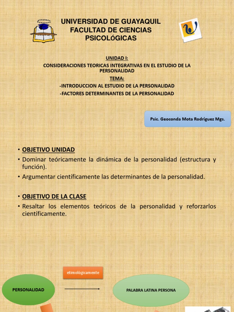 Diapositivas 1 Introduccion Al Estudio de La Personalidad | PDF ...