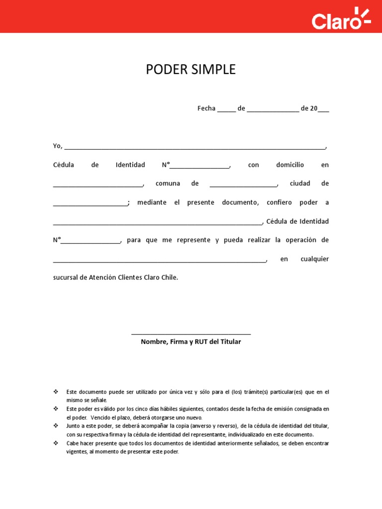 Carta Poder Ejemplo Simple - About Quotes w