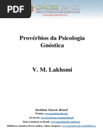 V. M. Lakhsmi – Provérbios Da Psicologia Gnóstica