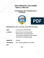 Monografia Flujo de Caja Proyectado