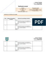 Formato de Planificación Semanal