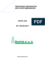 PL 02 A3 PP Programa de Prevención y Atención de Emergencias Dapcil SAS V1 2016