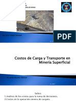 Costos de Carga y Transporte en Mineria Superficial