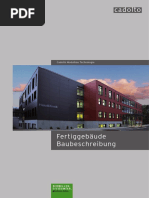 Fertiggebauede Baubeschreibung