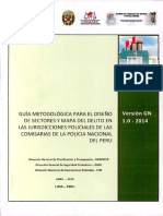 Guia Metodologica para Diseño de Sectores y Mapa Del Delito