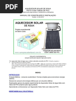 Aquecedor Solar de Água