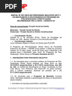 Edital n 0212016 Do Processo Seletivo 2017 1 de Mestrandos e Doutorandos (2)