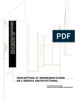 TFE-Perception Et Representation de L Espace Architectural