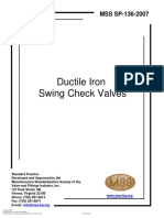 MSS SP 136 Ductile Iron Swing Check Valves 2007 PDF