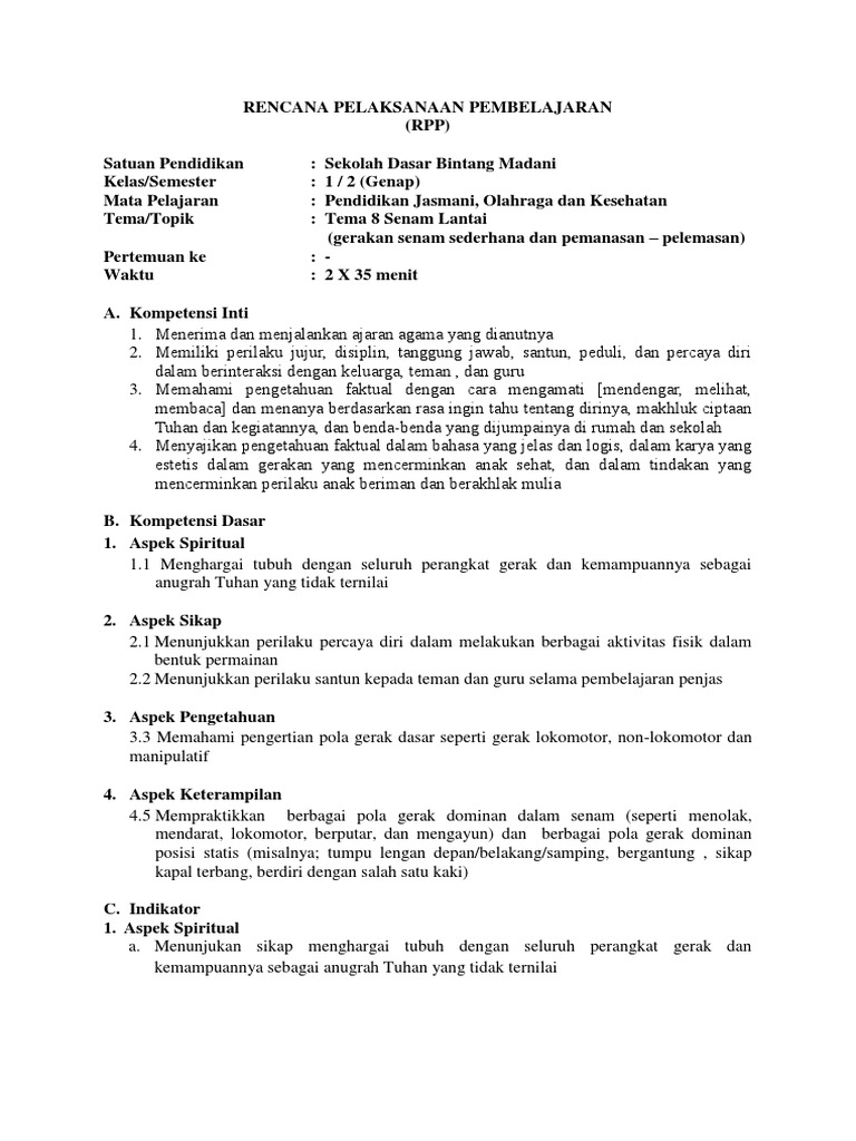 RPP Micro Teaching | PDF