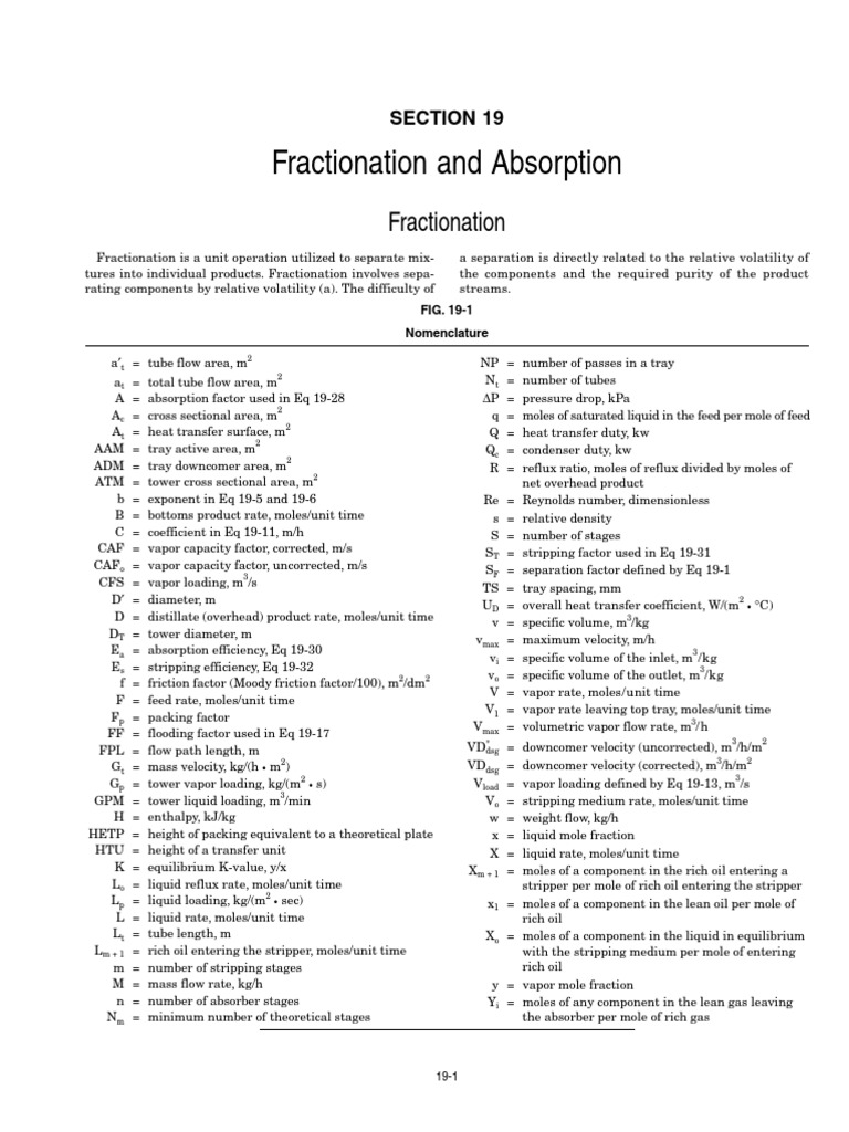M19 PDF Chemical Engineering Unit Operations