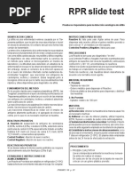 Pruebas VDRL y RPR para Sífilis | PDF | Microbiología | Epidemiología