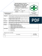 7.7.1.4 SPO Monitoring Status Fisiologi Pasien Selama Pemberian Anestesi Dan Sedasi