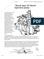 Bosch VE Pump Discription