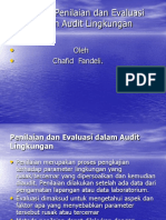 Evaluasi Dalam Audit Lingkungan