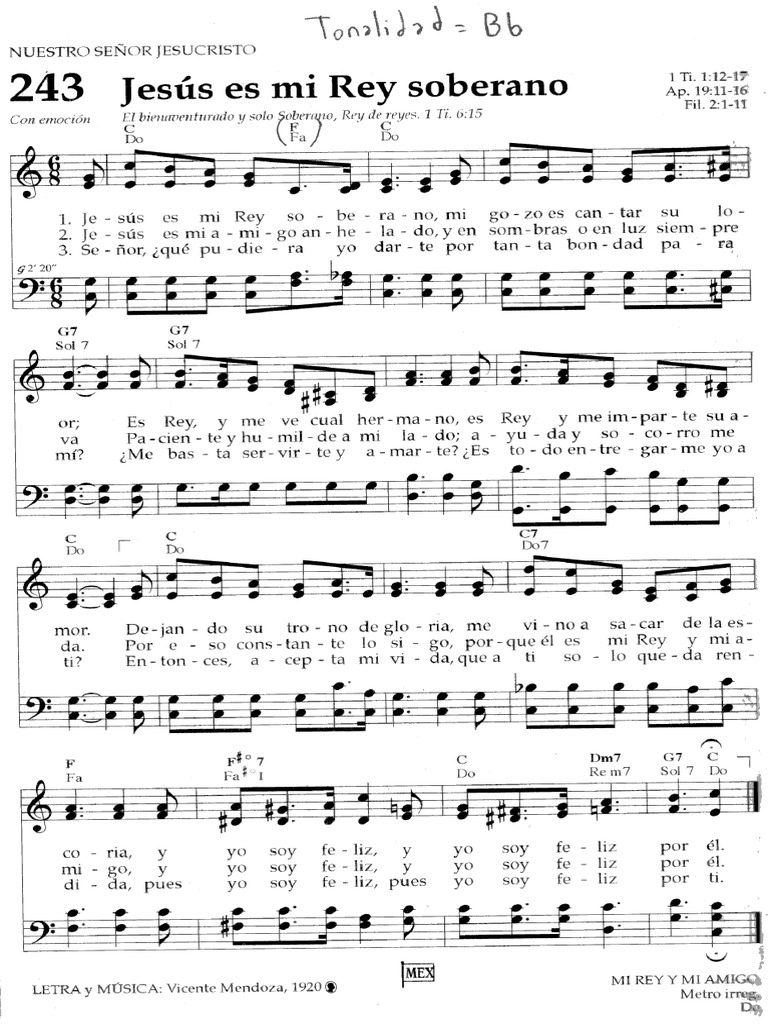 Jesús Es Mi Rey Soberano | PDF