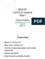 Ae4131 Abaqus Lecture 1