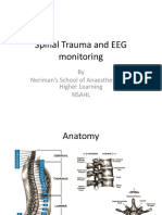 Spinal Trauma and EEG Monitoring