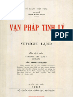 (1961) Vạn Pháp Tinh Lý Trích Lục - Trịnh Xuân Ngạn 