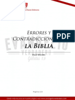 Errores y Contradicciones en La Biblia