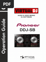 Pioneer DDJ-SB VirtualDJ 8 Operation Guide