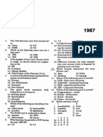 paper 1987 UPSC EXAMS