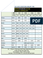 Fee Structure (Non-Karnataka) 2017-18