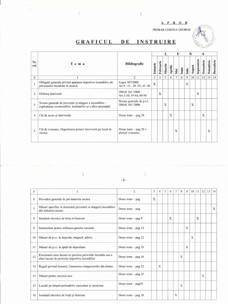 INSTRUCTAJ Tematica PDF | PDF