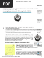 Interfacing Stepper Motor With 8051 Using Keil C - AT89C51