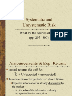 Systematic and Unsystematic Risk (Rohit)