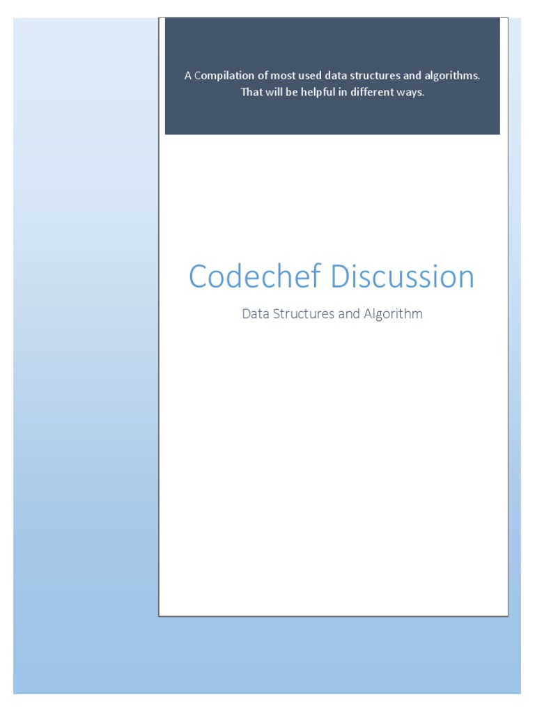 Chef Discussions in Programming | PDF | String (Computer Science ...