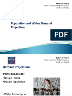 Pop and Water Demand Projection