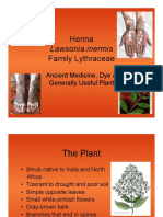 Henna Family Lythraceae: Lawsonia Inermis