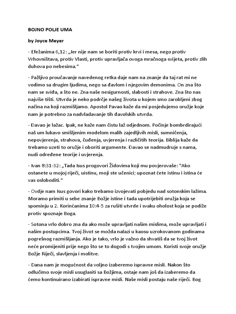 Bojno Polje Uma | PDF