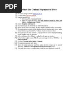 Costaatt Fee Payment Instructions | PDF | Payments | Banks