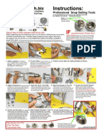 Snap Setter Kit Instruction Pages