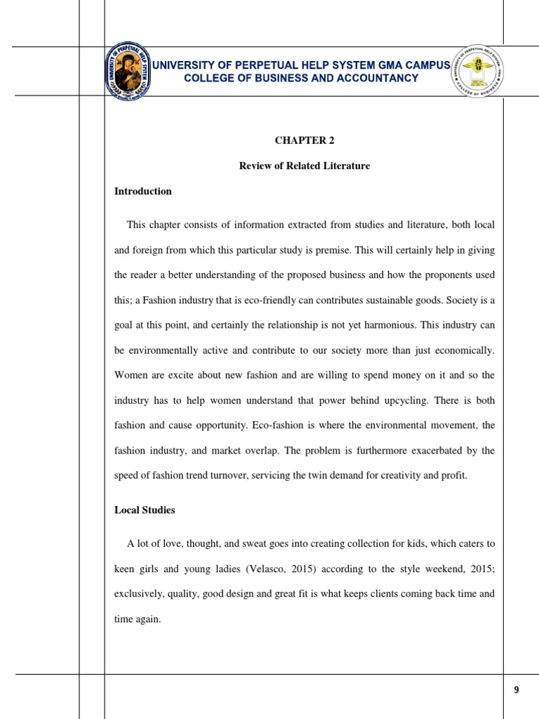 Literature review on fashion design image