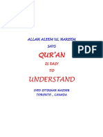 Quran Is Easy To Understand (BookVersion)