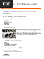 Types of Sewers