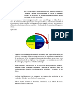 Ciclo de Deming Control