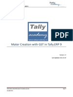 Creation of Purchase Sales Ledger With GST in Tally