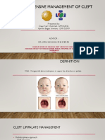 Comprehensive Management of Cleft: Presented By: Dewi Nur Khotimah G99142036 Aprillio Bagas Sriwisnu G99152099