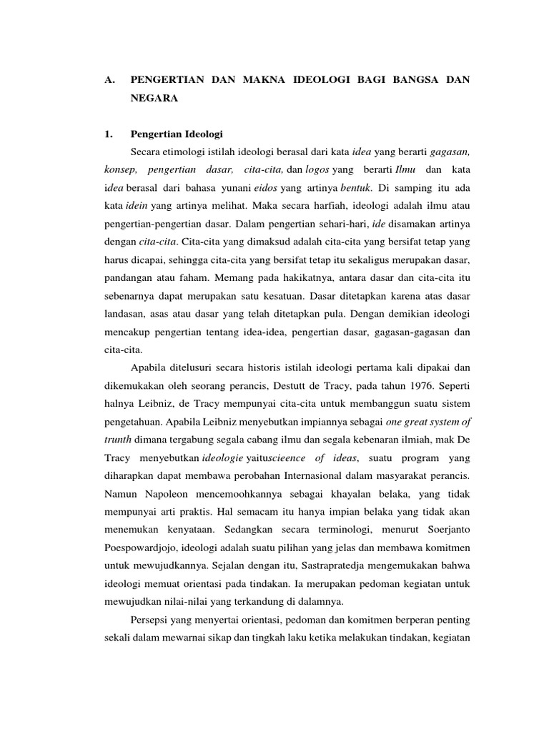 Arti Dan Makna Ideologi Pdf