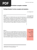 O Território Em Rogério Haesbaert_Concepções e Conotações 2017