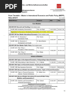 MIEPP Exam Timetable WiSe 2016 - 17